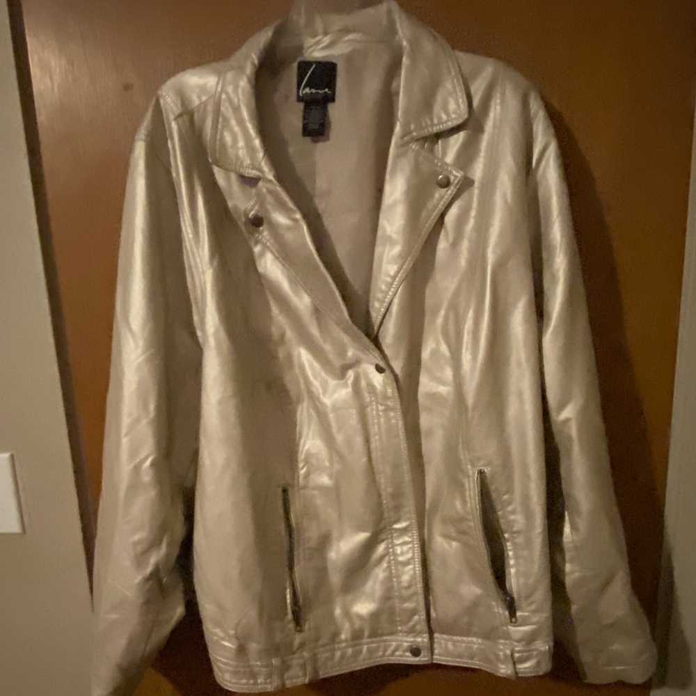 Faux Leather Motorcycle Jacket